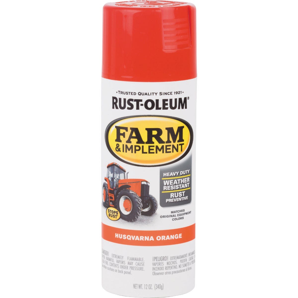 Rust-Oleum 12 Oz. Husqvarna Orange Farm & Implement Spray Paint - photo 2 Rust-Oleum 12 Oz. Husqvarna Orange Farm & Implement Spray Paint - photo 2