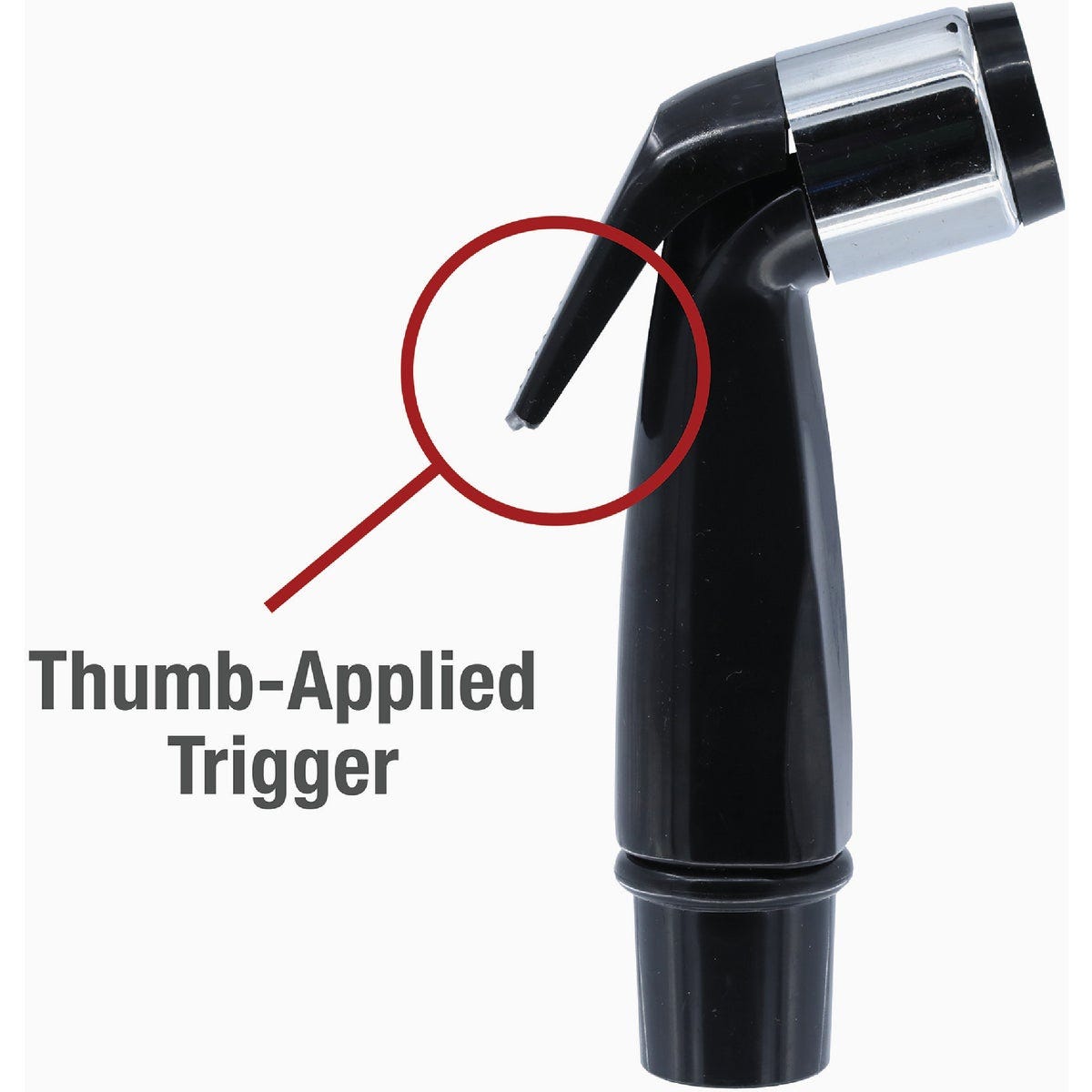 Danco Black Economy Kitchen Side Sprayer Head with Guide - photo 4