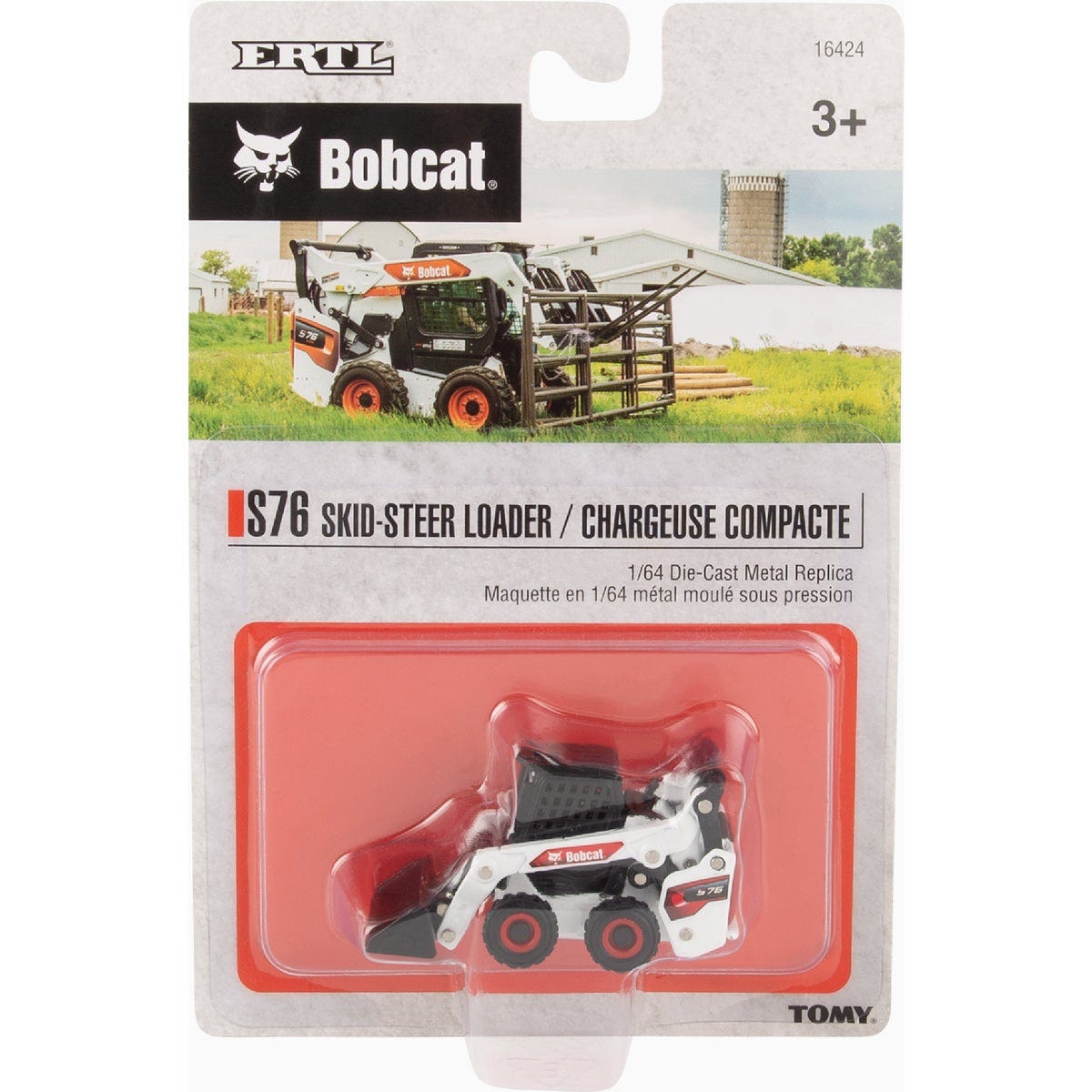 BOBCAT Die-Cast Metal 1:64 S76 Skid Steer - photo 2 BOBCAT Die-Cast Metal 1:64 S76 Skid Steer - photo 2