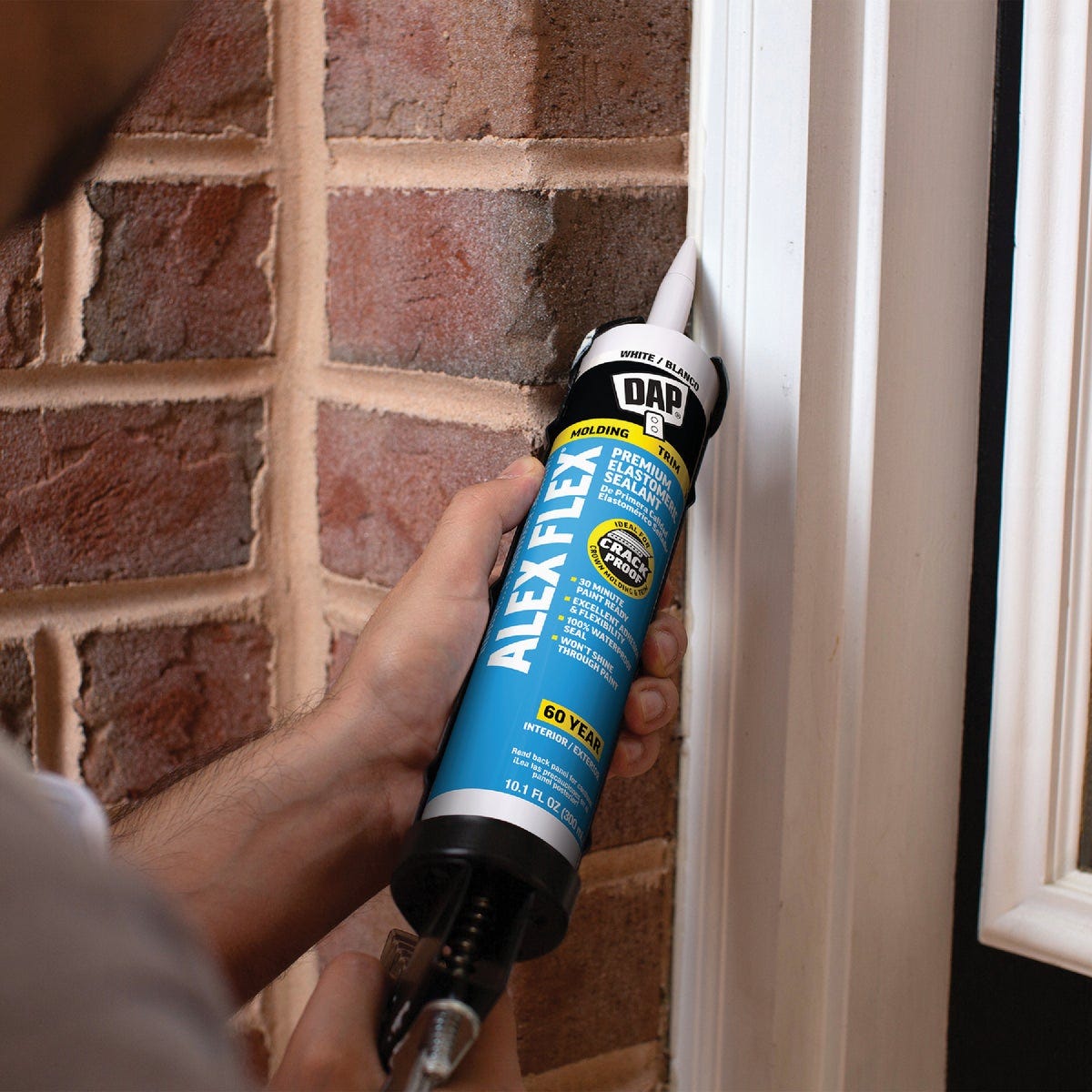Dap Alex Flex 10.1 Oz. Premium Molding & Trim Acrylic Latex Siliconized Sealant, Antique White - photo 5 Dap Alex Flex 10.1 Oz. Premium Molding & Trim Acrylic Latex Siliconized Sealant, Antique White - photo 5