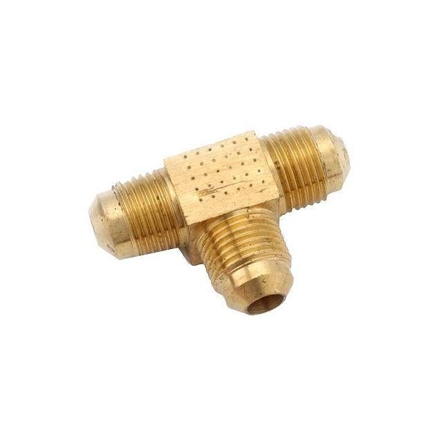 Anderson Metals 1/4 In. Brass Flare Tee, Lead Free Anderson Metals 1/4 In. Brass Flare Tee, Lead Free