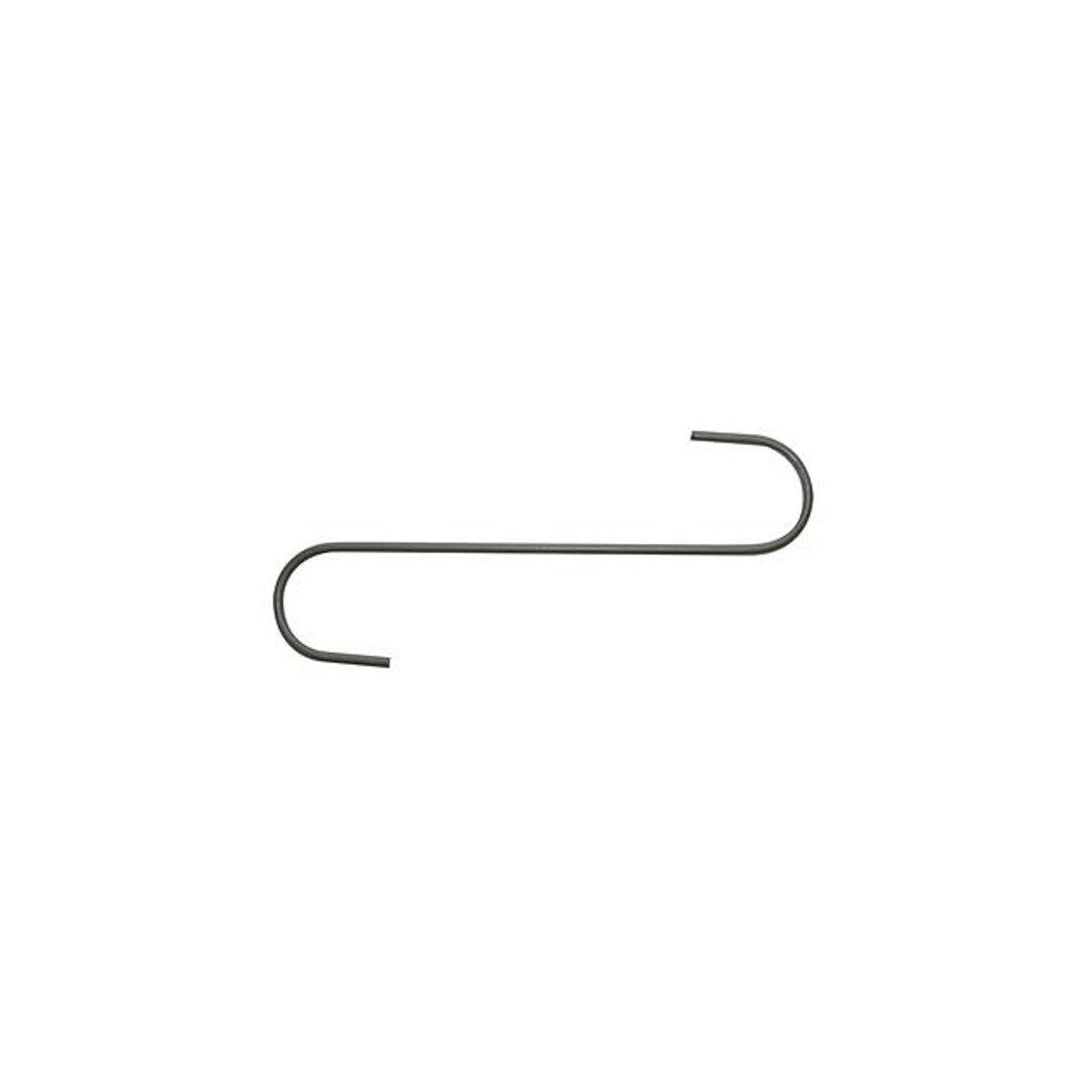 Green Thumb 12 In. Black Garden "S" Hook (2-Pack)