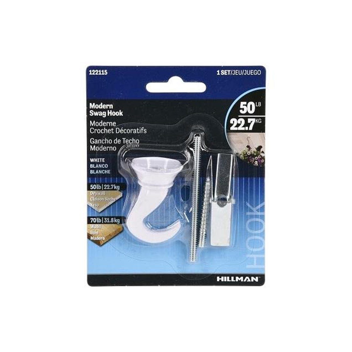 OOK 50 Lb. White Modern Swag Hook - photo 3