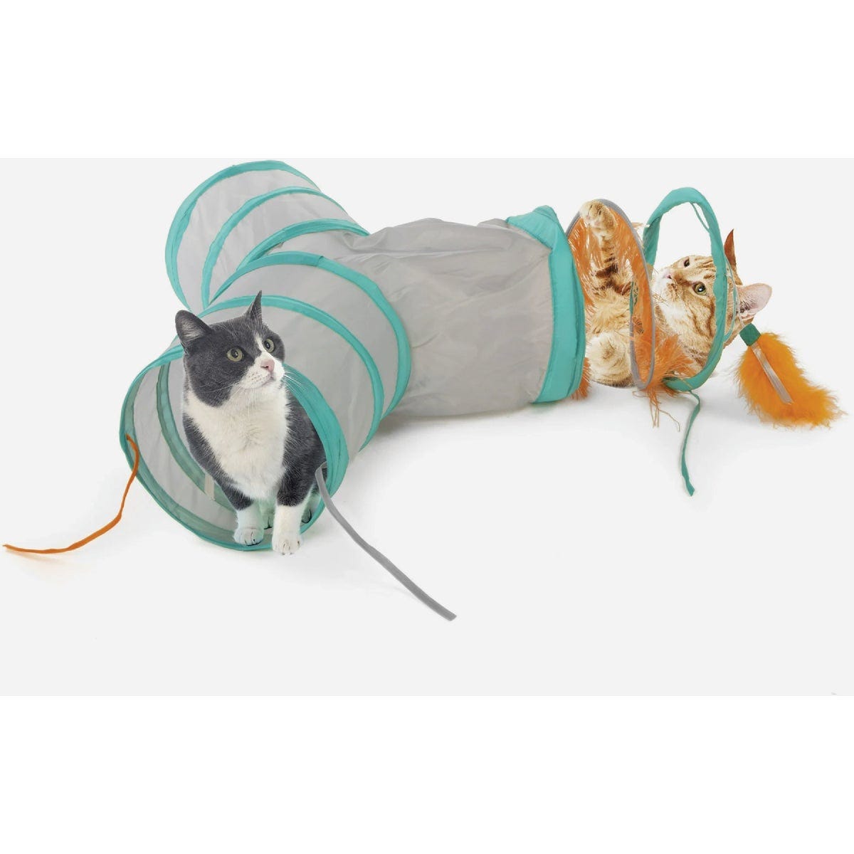 SmartyKat Fringe Frenzy Triple Tunnel Activity Cat Toy - photo 2 SmartyKat Fringe Frenzy Triple Tunnel Activity Cat Toy - photo 2
