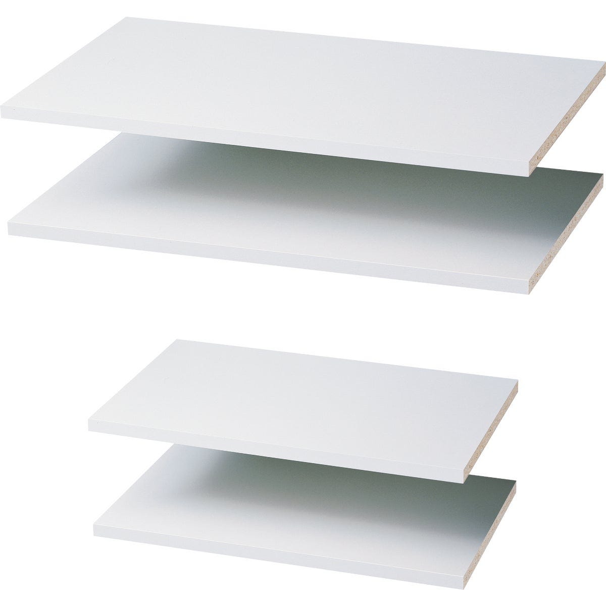 Easy Track Create Collection Wood Laminate Shelf Kit (4-Pack)