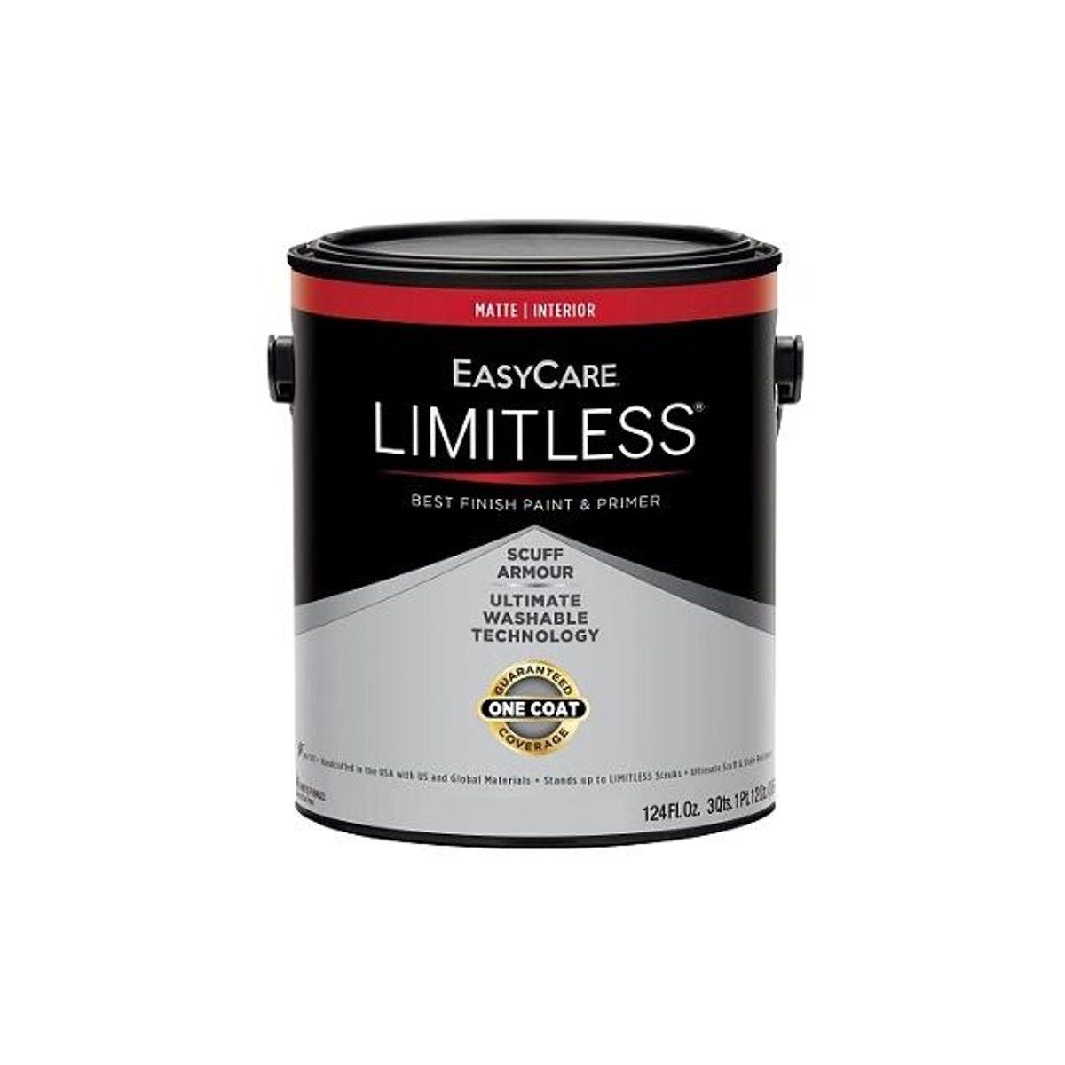 EasyCare Limitless 1 Gal. Medium Base Matte Acrylic Latex Interior Paint & Primer