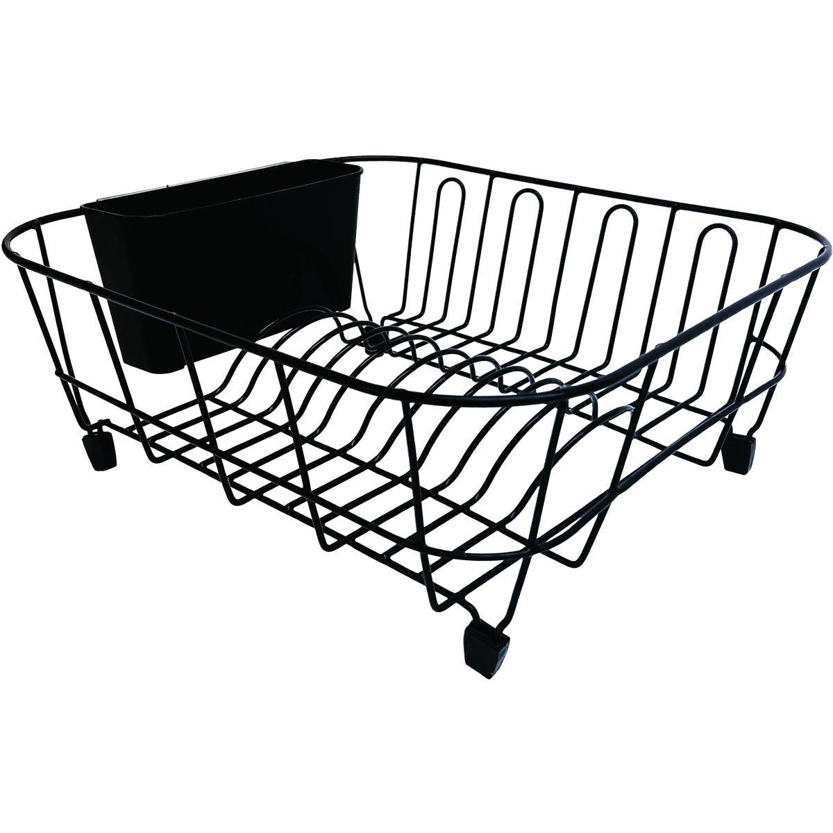 Grayline 12.4 In. W x 14.1 In. L Black Wire Sink Dish Drainer Grayline 12.4 In. W x 14.1 In. L Black Wire Sink Dish Drainer