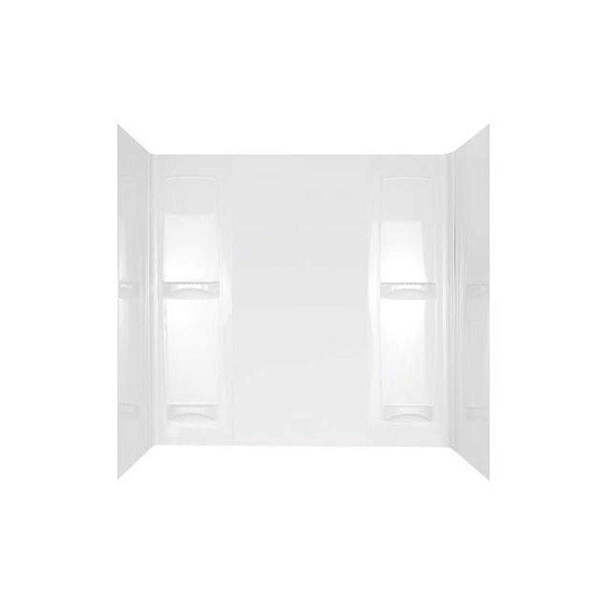 Delta 5-Piece White Pro-Series Easy-Up Adhesive Tub Surround Delta 5-Piece White Pro-Series Easy-Up Adhesive Tub Surround