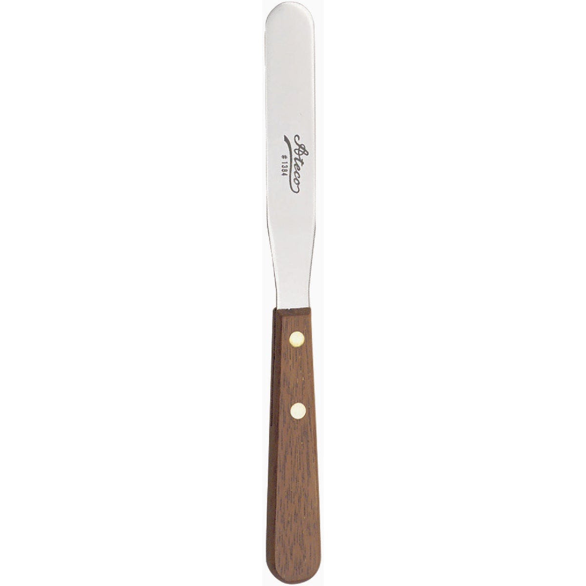 Ateco 4 In. Wooden Handle Icing Spatula- Ateco 4 In. Wooden Handle Icing Spatula-
