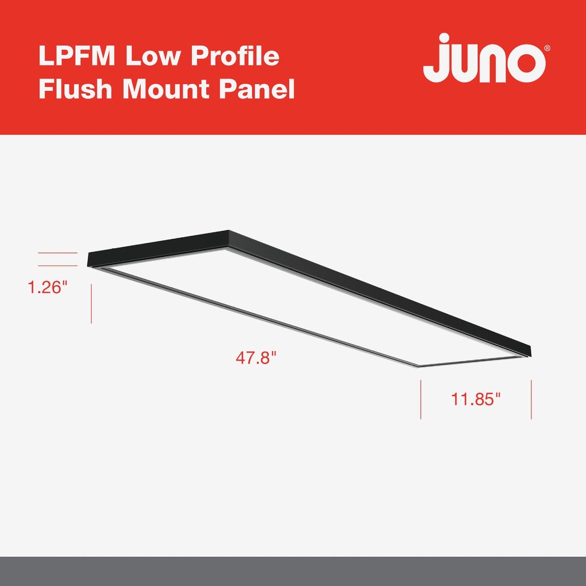 Juno 1 Ft. x 4 Ft. CCT LED Flat Panel Utility Surface Mount Ceiling Fixture with Interchangeable Trim - photo 8 Juno 1 Ft. x 4 Ft. CCT LED Flat Panel Utility Surface Mount Ceiling Fixture with Interchangeable Trim - photo 8