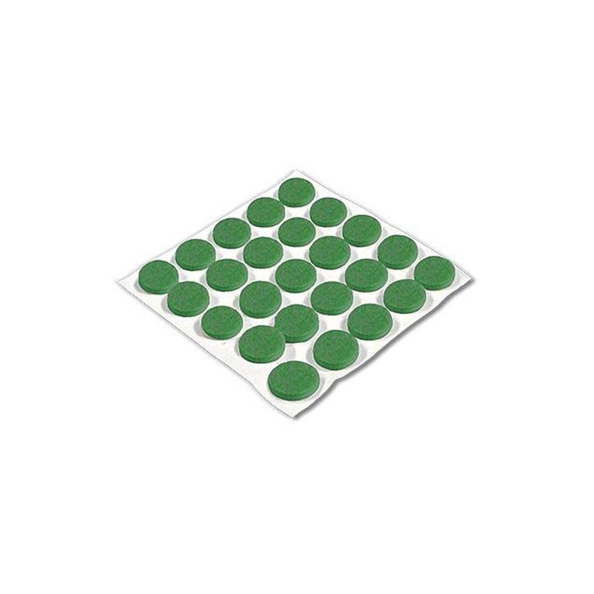 TruGuard 3/8 In. Self-Adhesive Green Round Felt Bumpers (25-Pack) TruGuard 3/8 In. Self-Adhesive Green Round Felt Bumpers (25-Pack)