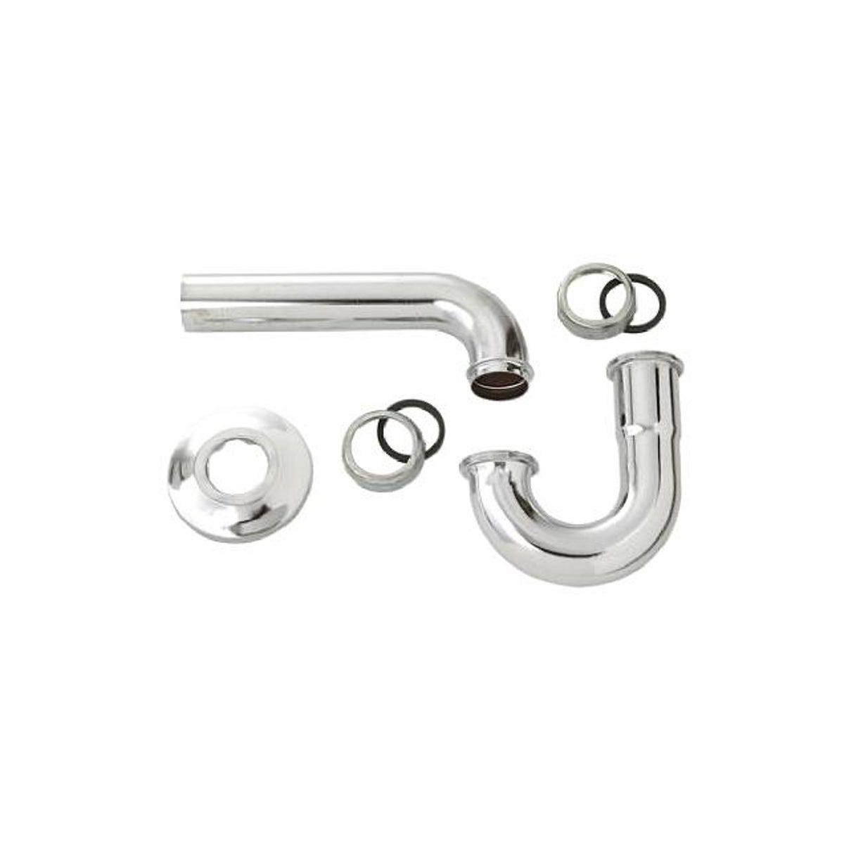 Master Plumber 1-1/2 In. OD 22 Gauge Chrome-Plated Brass P-Trap