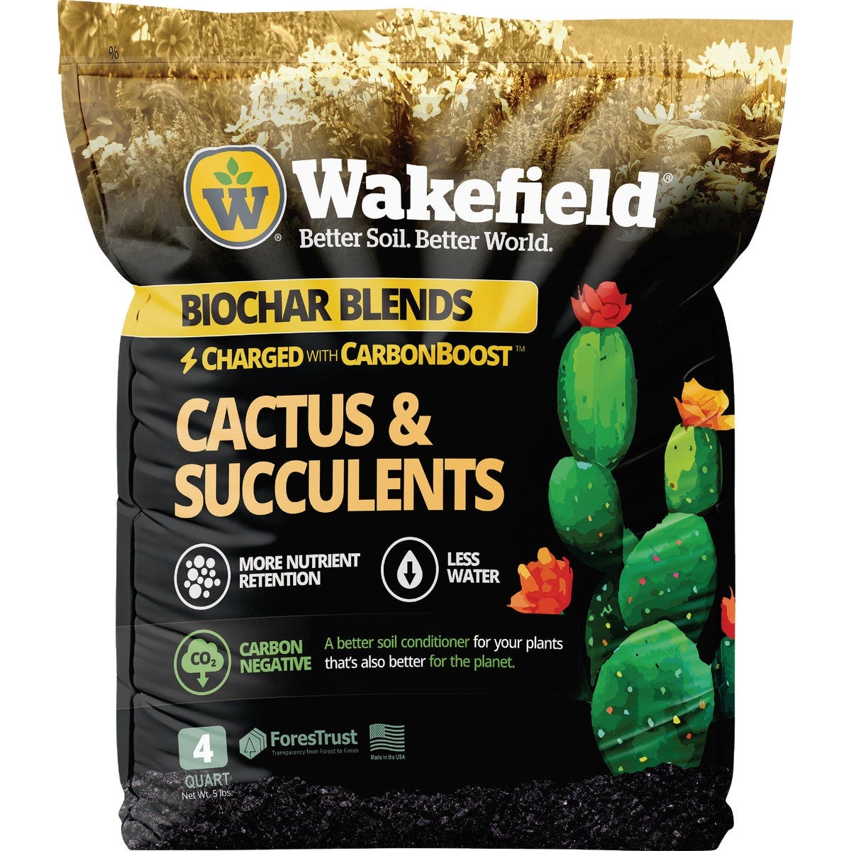 Wakefield Biochar 4 Qt. Cactus & Succulent Soil Mix | True Value Hardware