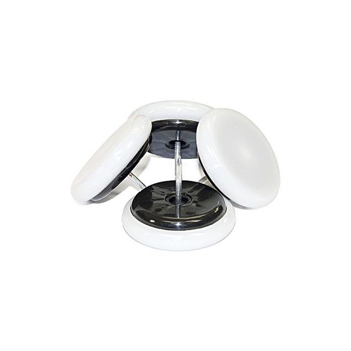 TruGuard 1.5 In. Nail-On Cushioned White Plastic Base Furniture Glides (4-Pack) TruGuard 1.5 In. Nail-On Cushioned White Plastic Base Furniture Glides (4-Pack)