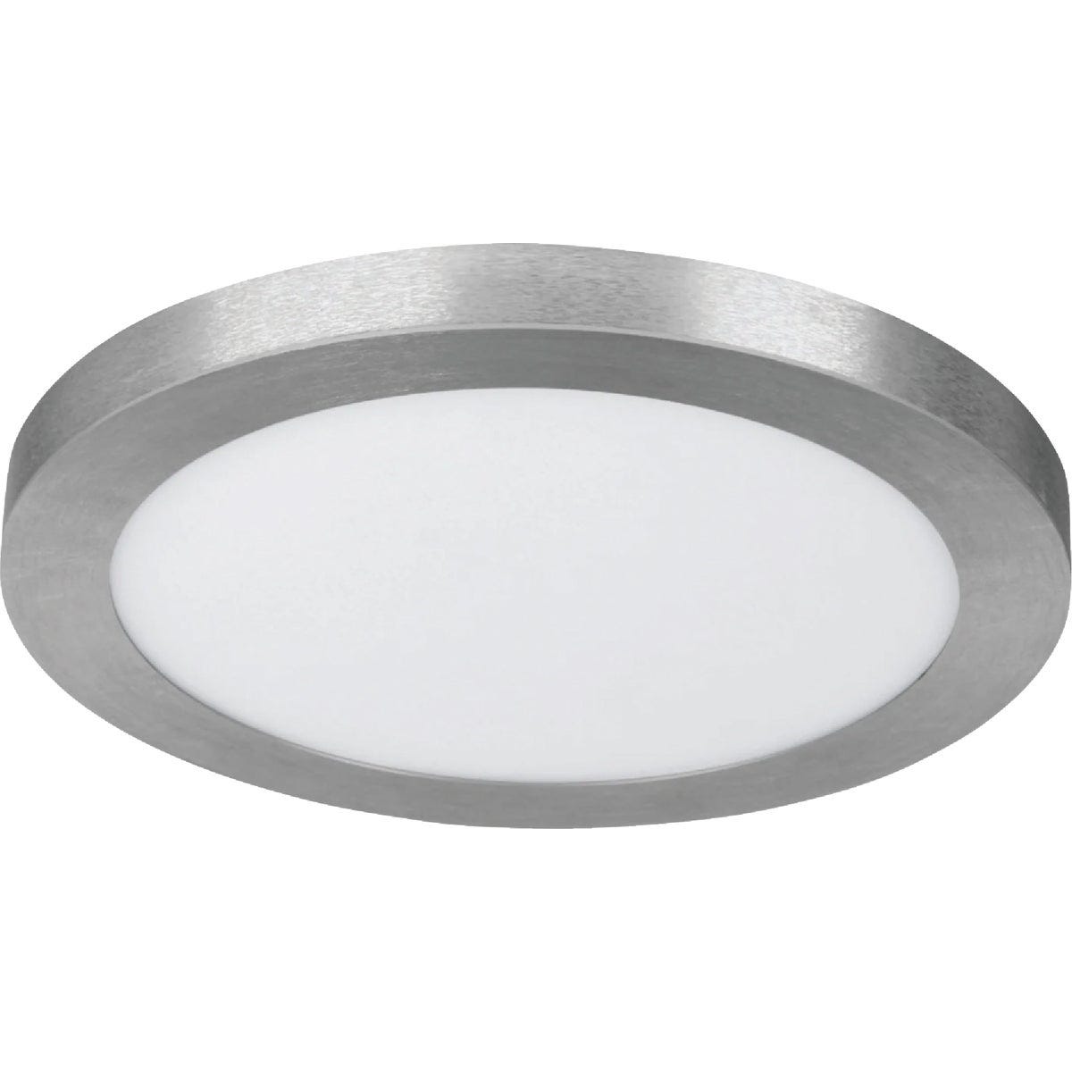 Feit Electric Edge-Lit 13 In. Nickel Round Disc 4-Way LED Flush Mount Light - photo 2