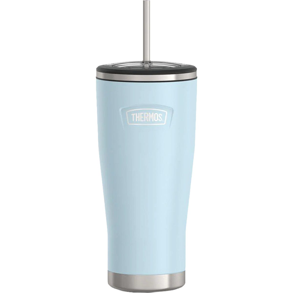 Thermos 24 Oz. Cold Tumbler with Straw, Glacier Thermos 24 Oz. Cold Tumbler with Straw, Glacier