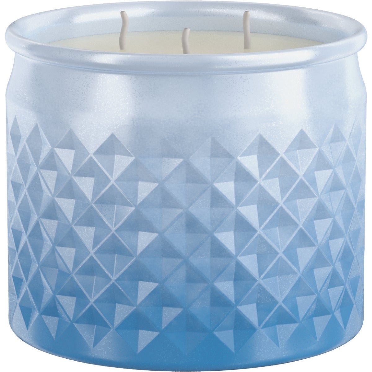 Candle-Lite 10 Oz. 3-Wick Winter Fleece Diamond Jar Candle