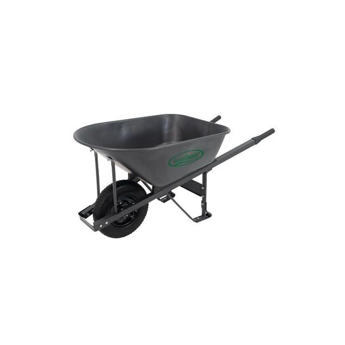 Professional Steel Bed Wheelbarrow, 6-Cu. Ft.