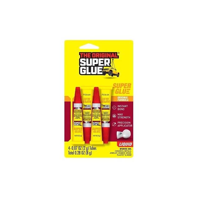 The Original Super Glue Corporation 0.07 Oz. Clear Original Formula Super Glue (4-Pack)