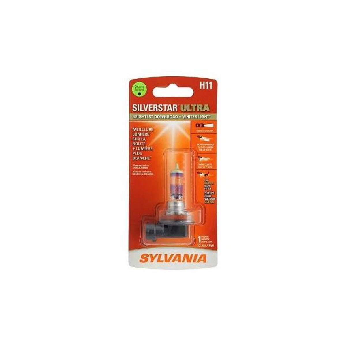 Sylvania H11 SilverStar Ultra Halogen Headlight Bulb