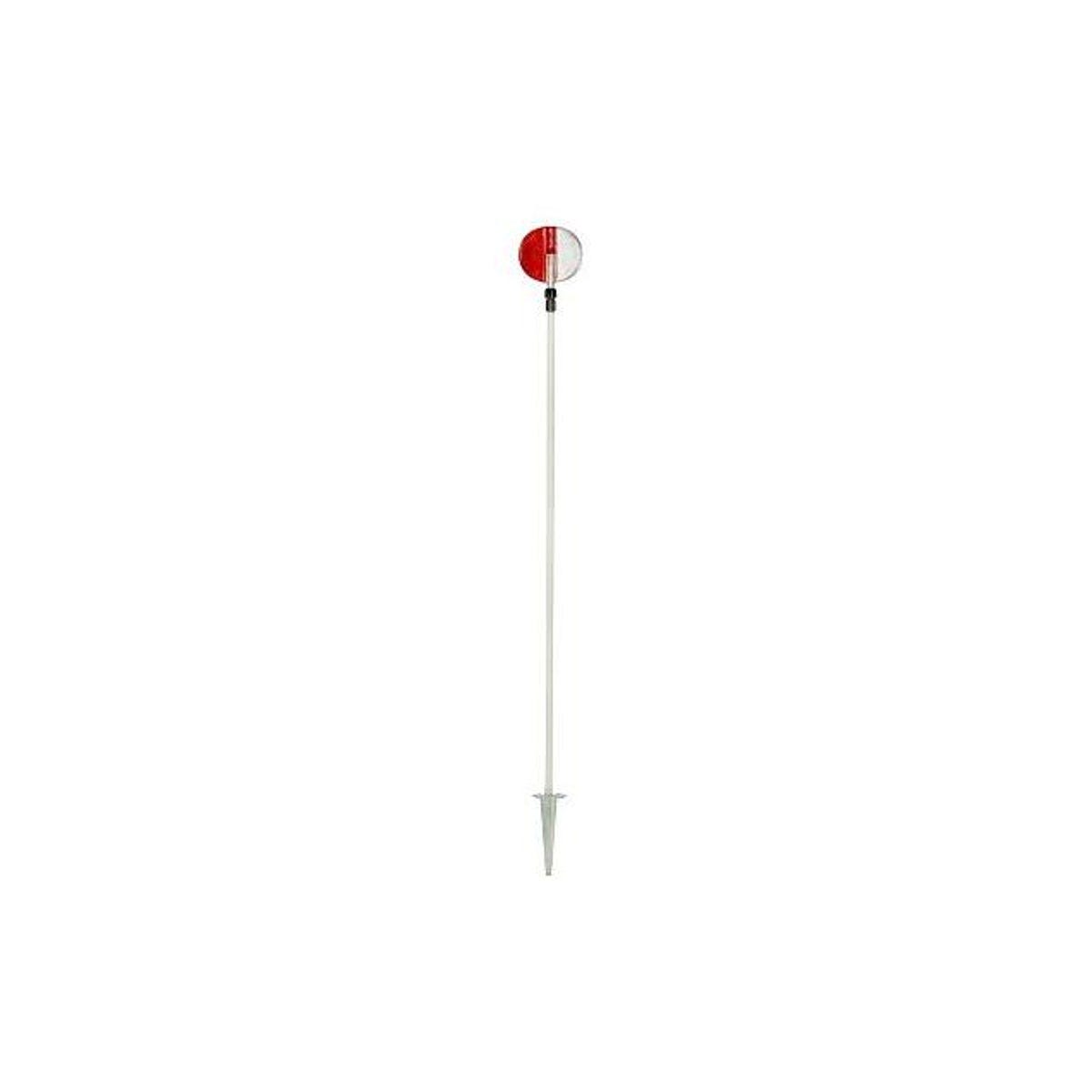 NuVue 46 to 72 In. Red/White Telescopic Driveway Marker NuVue 46 to 72 In. Red/White Telescopic Driveway Marker