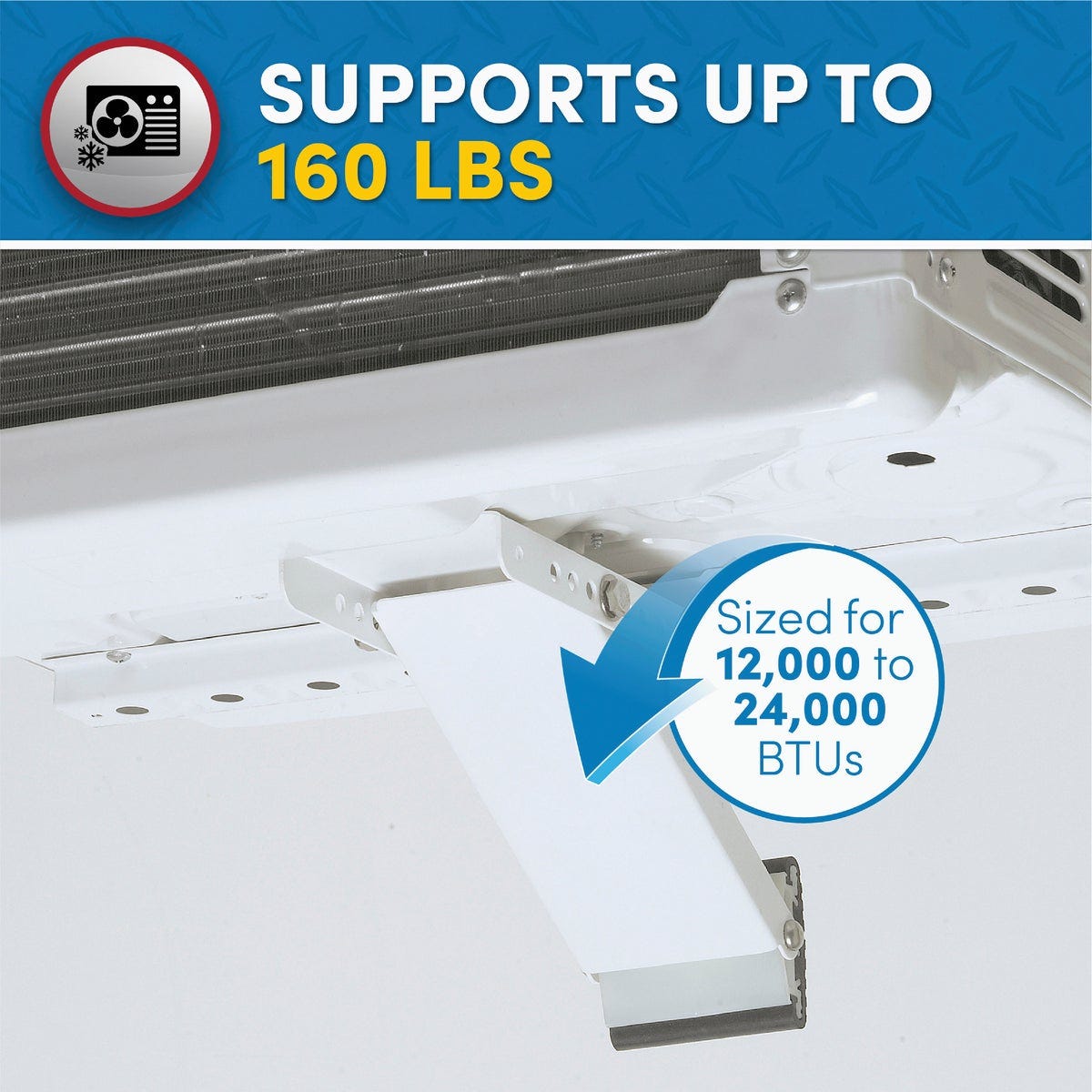 Frost King Heavy-Duty 160 Lb. Load Rating Air Conditioner Support - photo 7