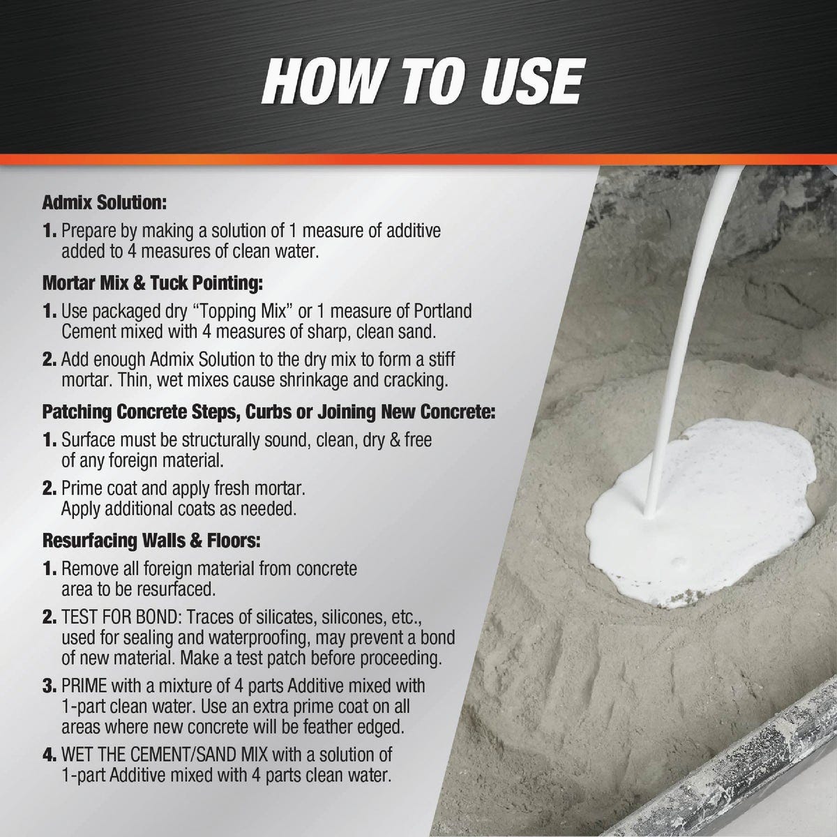 DAP 1 Gal. Concrete Bonding Additive, White - photo 7 DAP 1 Gal. Concrete Bonding Additive, White - photo 7
