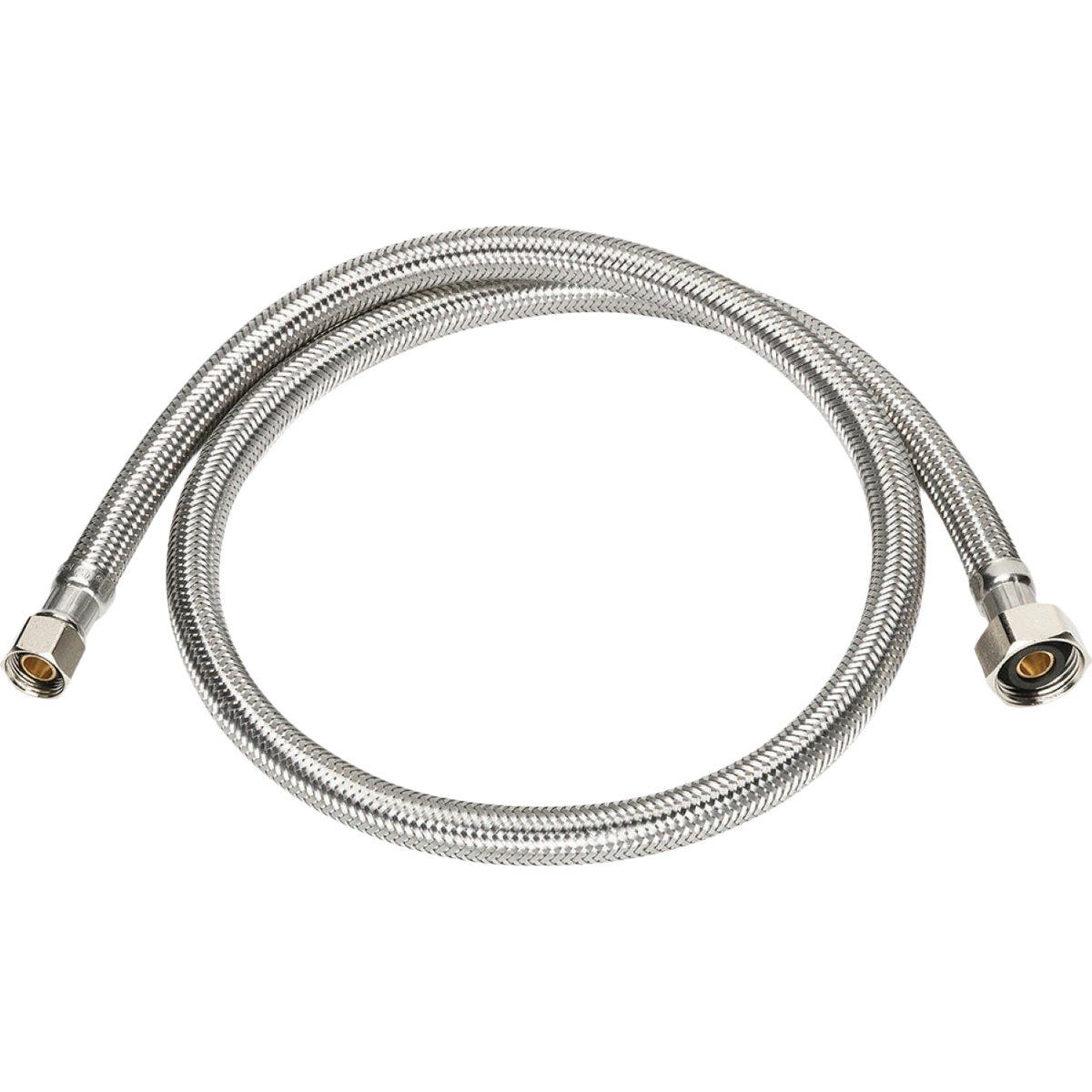 Homewerks 3/8 In. OD x 1/2 In. IPS x 36 In. Braided Stainless Steel Faucet Supply Line