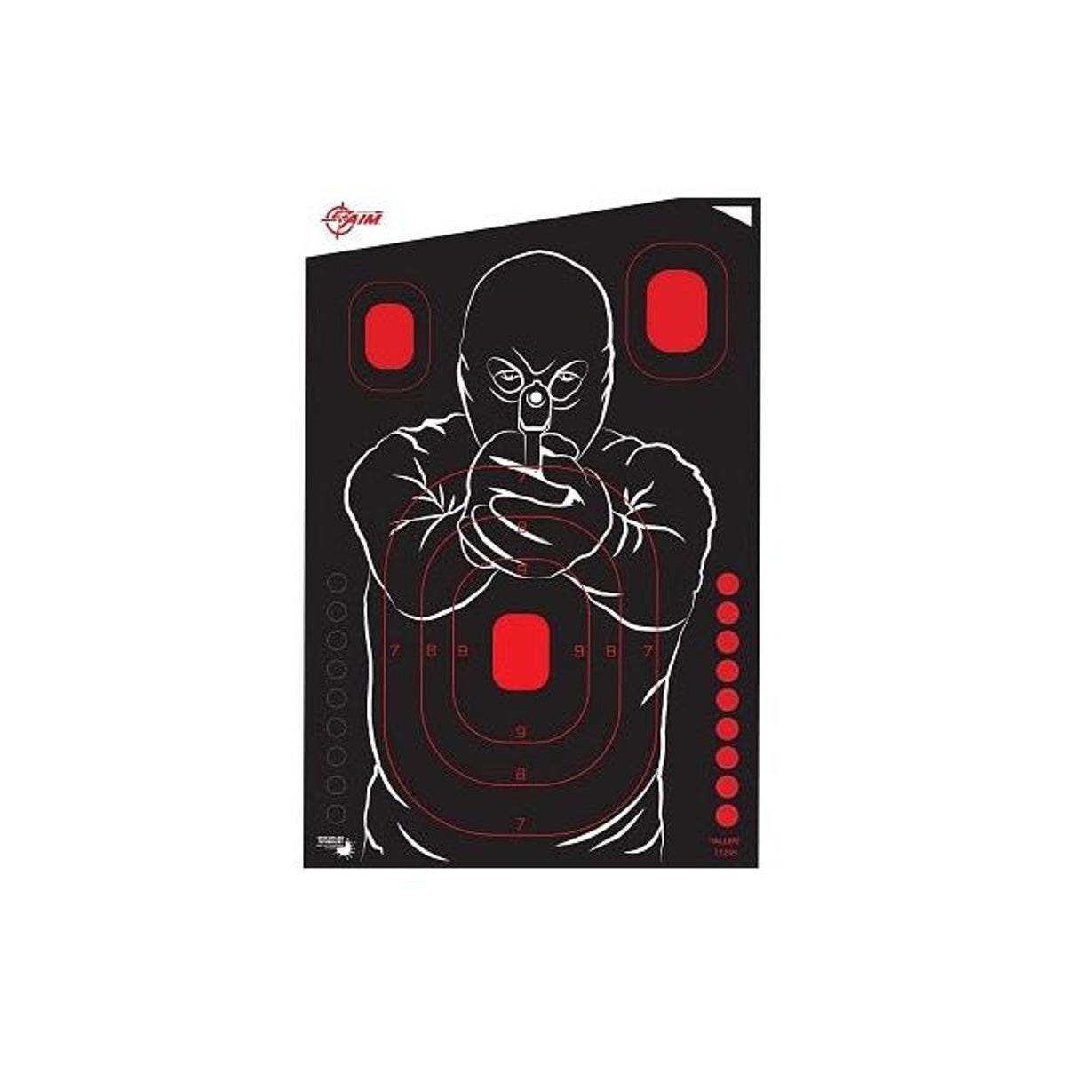 EZ Aim 12 In. x 18 In. Bad Guy Shooting Target (5-Pack)