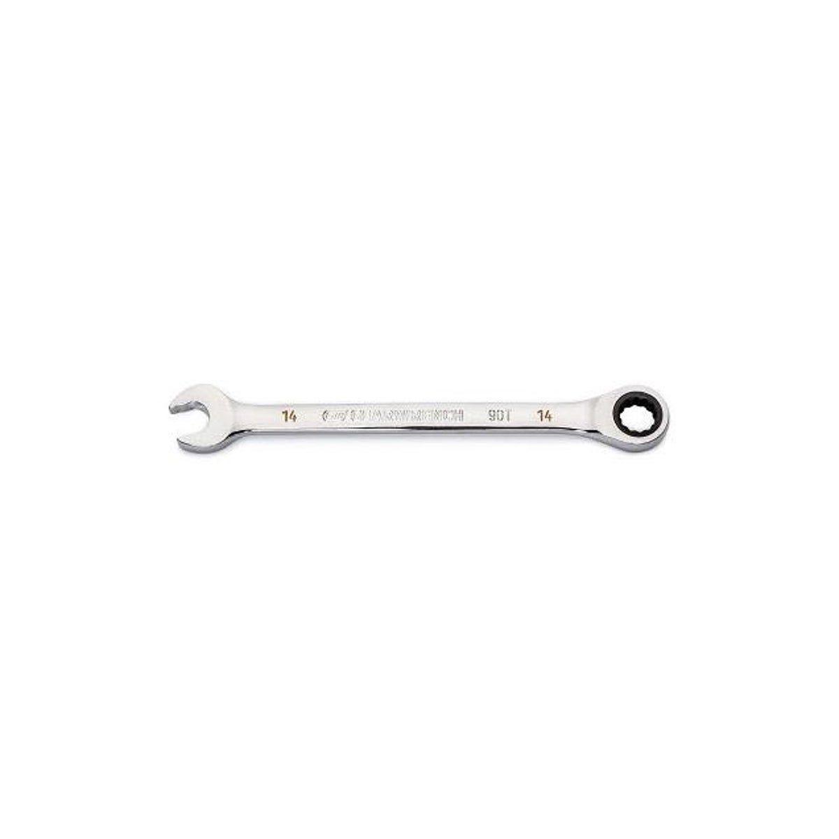 GearWrench 14 mm 12-Point 90-Tooth Ratcheting Combination Wrench GearWrench 14 mm 12-Point 90-Tooth Ratcheting Combination Wrench