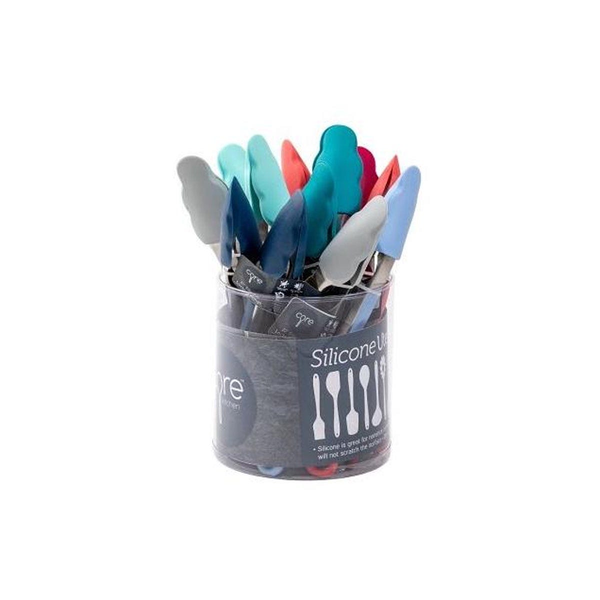 Core Kitchen 10 In. Silicone Locking Tongs