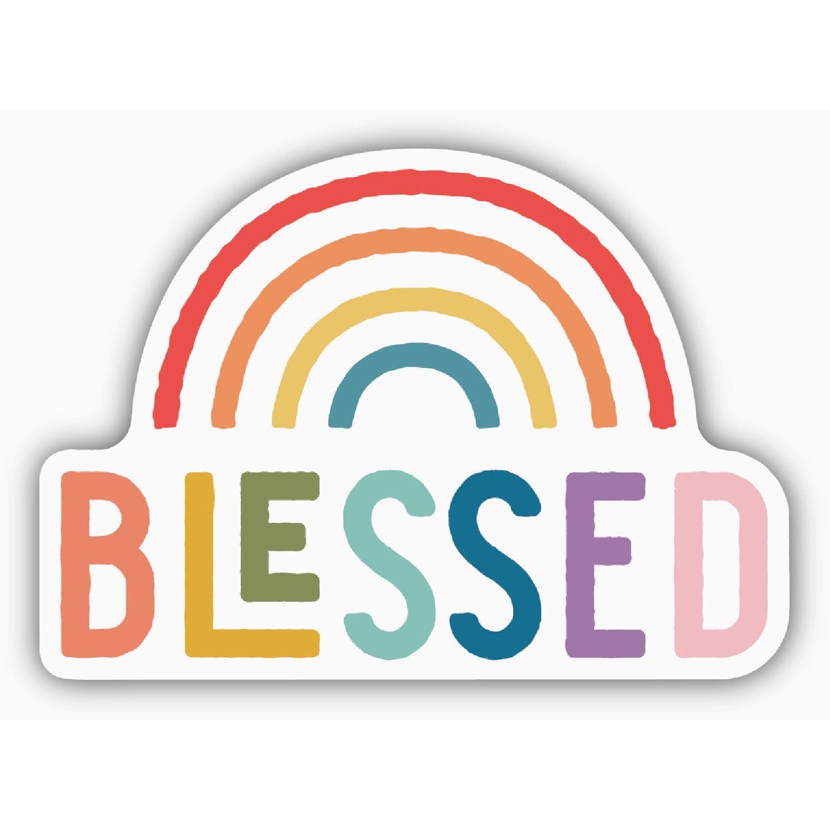 Stickers Northwest Blessed Rainbow Sticker Stickers Northwest Blessed Rainbow Sticker