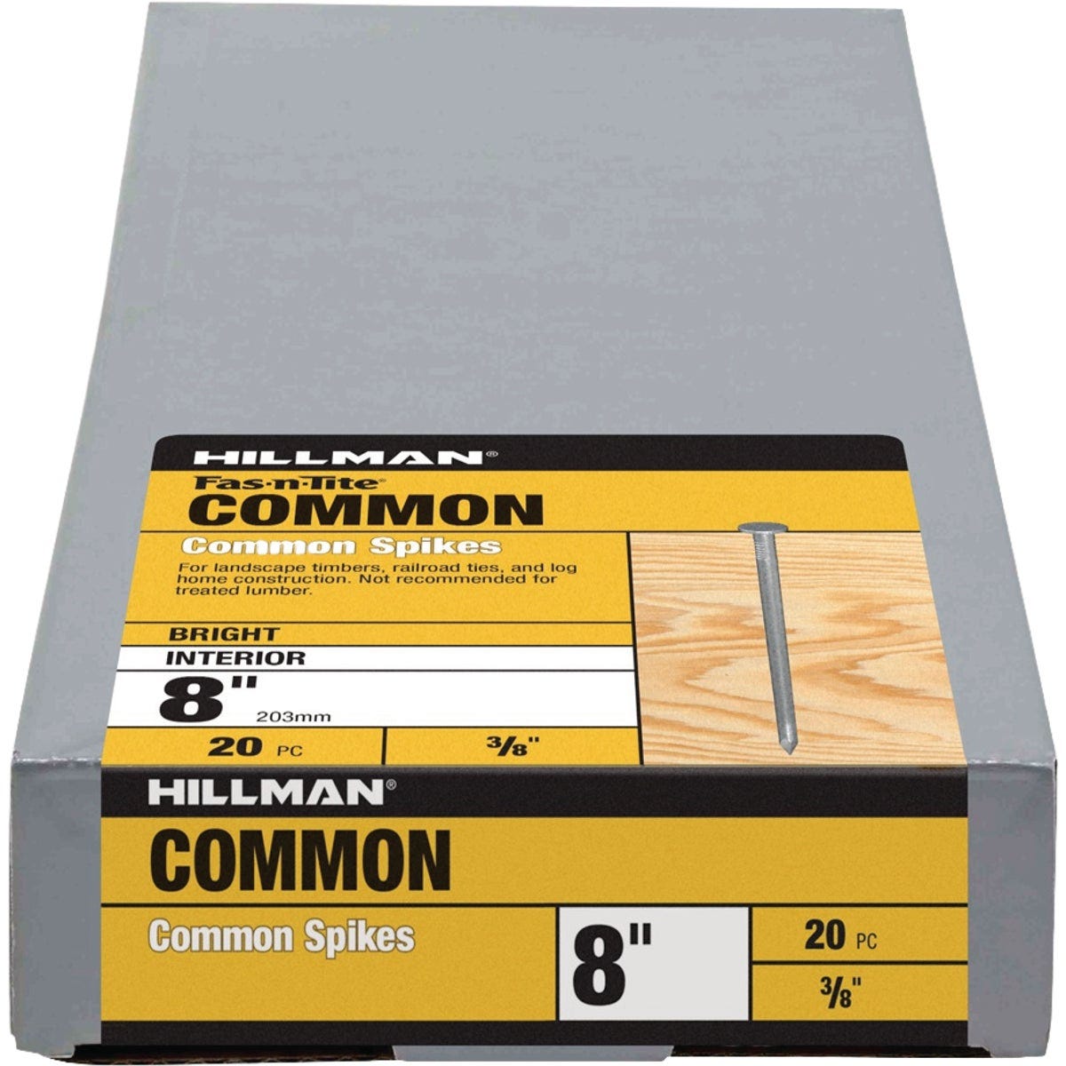 Hillman Fas-n-Tite 8 In. Bright Common Spikes (20-Count) Hillman Fas-n-Tite 8 In. Bright Common Spikes (20-Count)