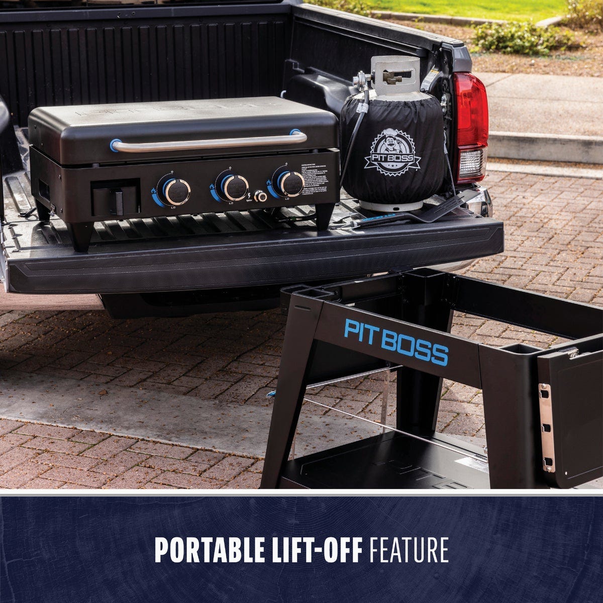 Pit Boss 3-Burner Propane Gas Gas Griddle Flat Top Grill, Black - photo 5