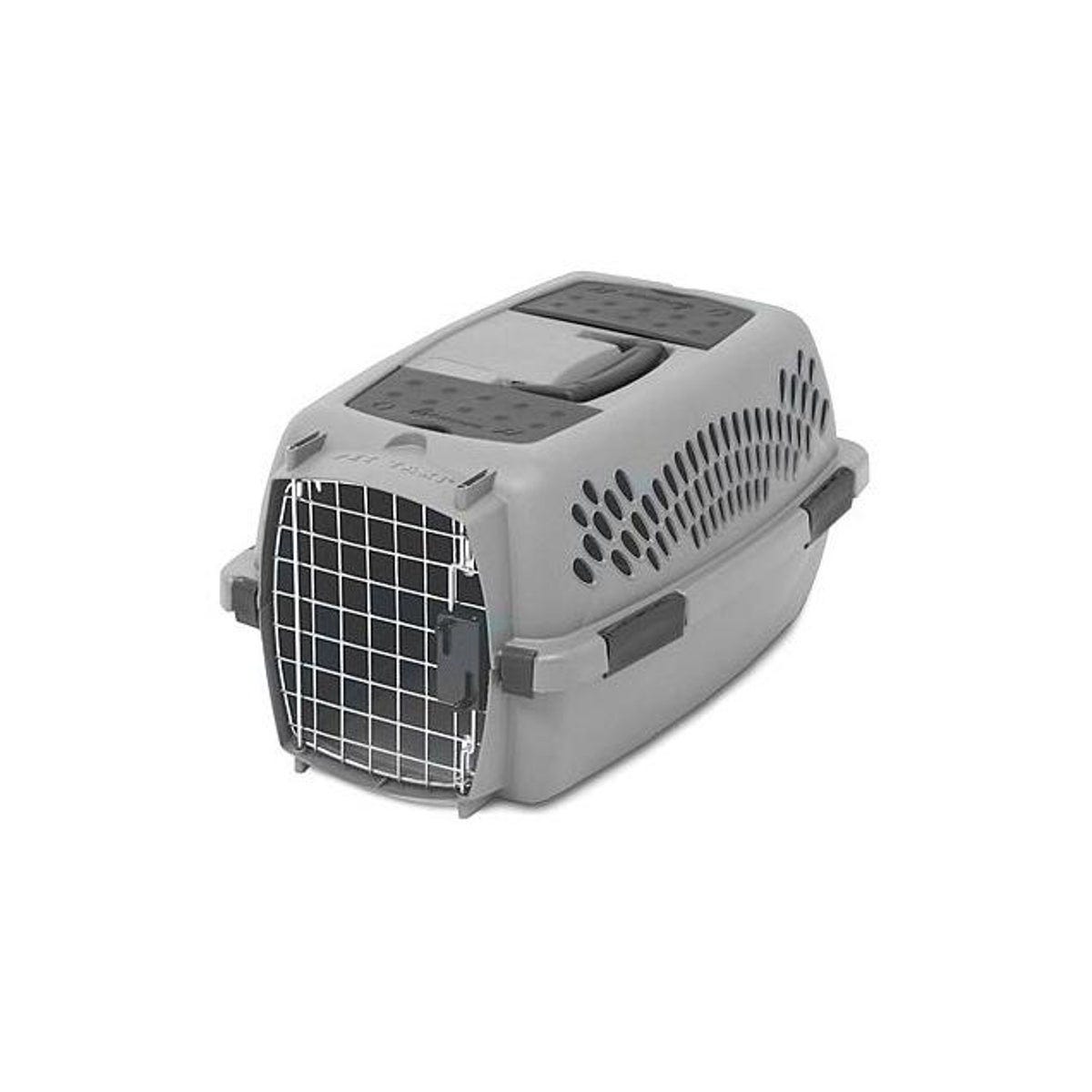 Aspen Pet Light Gray Pet Carrier For 10 Lb.