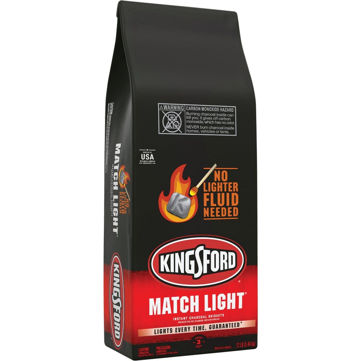 Kingsford Match Light 12 Lb. Briquets Charcoal - photo 2