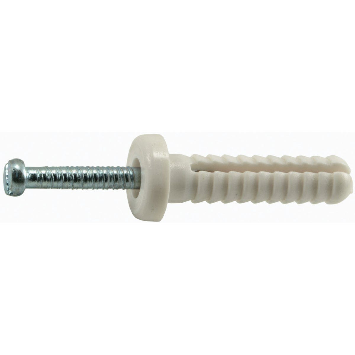 Midwest Fastener 1/4 In. x 1 In. Nylon Plastic Round Head Nail Drive Anchors (100 Ct.) - photo 2