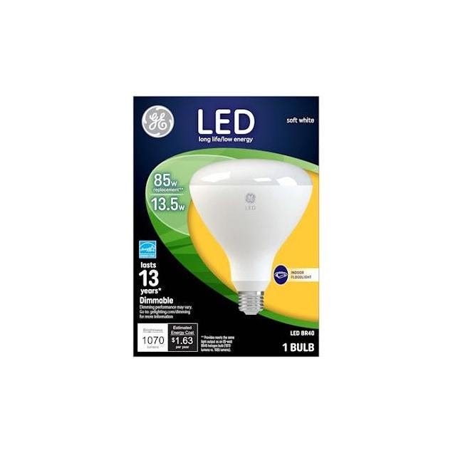 GE 13W 1070 Lumens Soft White LED Floodlight Bulb GE 13W 1070 Lumens Soft White LED Floodlight Bulb