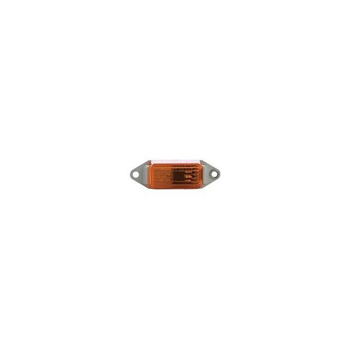 Uriah 3.25 x 1 In. Amber with White Base Trailer Marker Light Uriah 3.25 x 1 In. Amber with White Base Trailer Marker Light