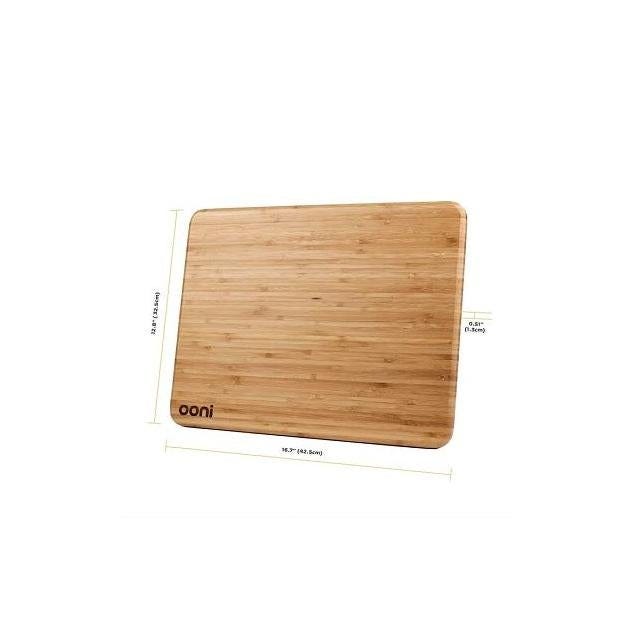 Ooni Pizza Prep 12.8 In. x 16.7 In. Bamboo Lid & Work Surface