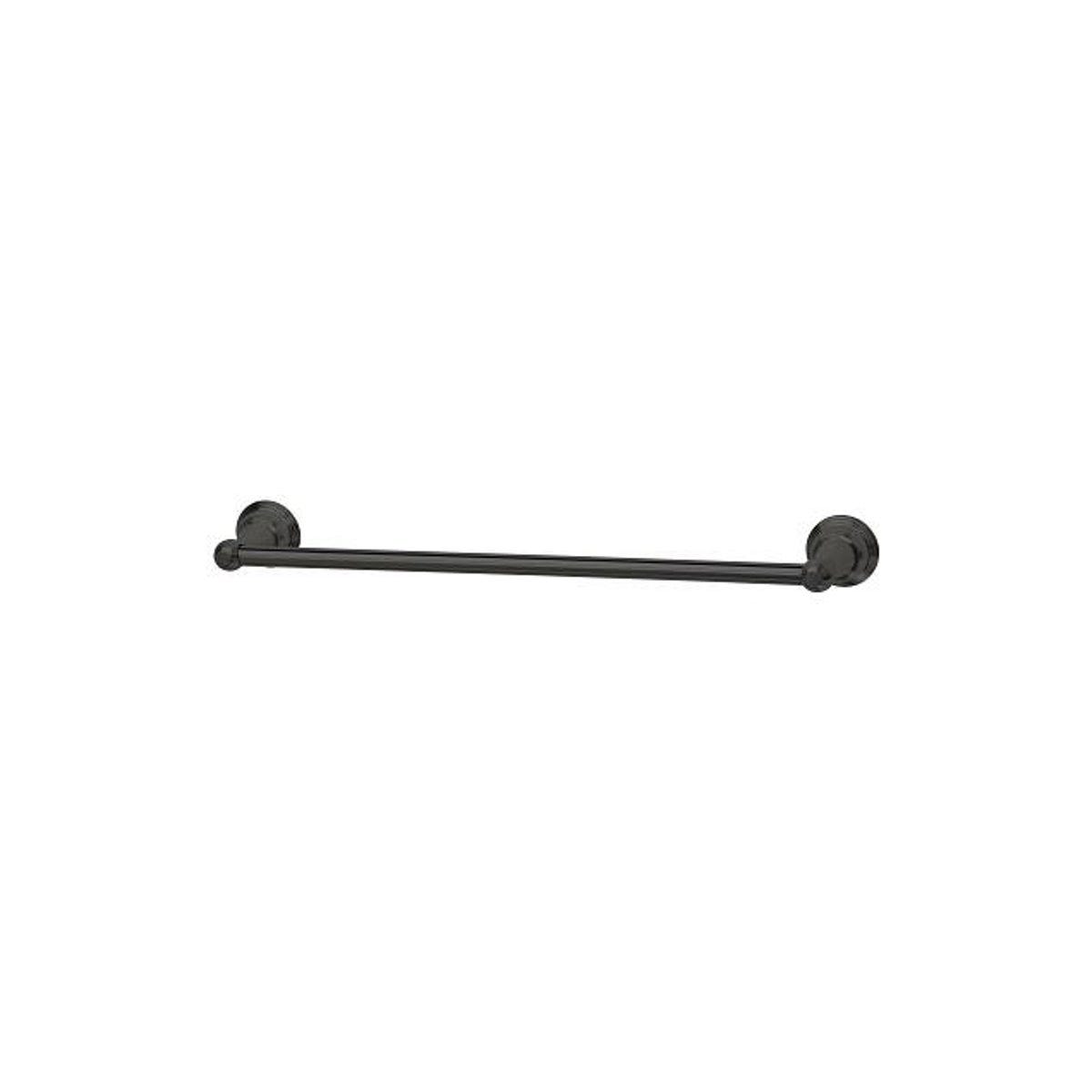 HomePointe 18 In. Vintage Design Matte Black Towel Bar