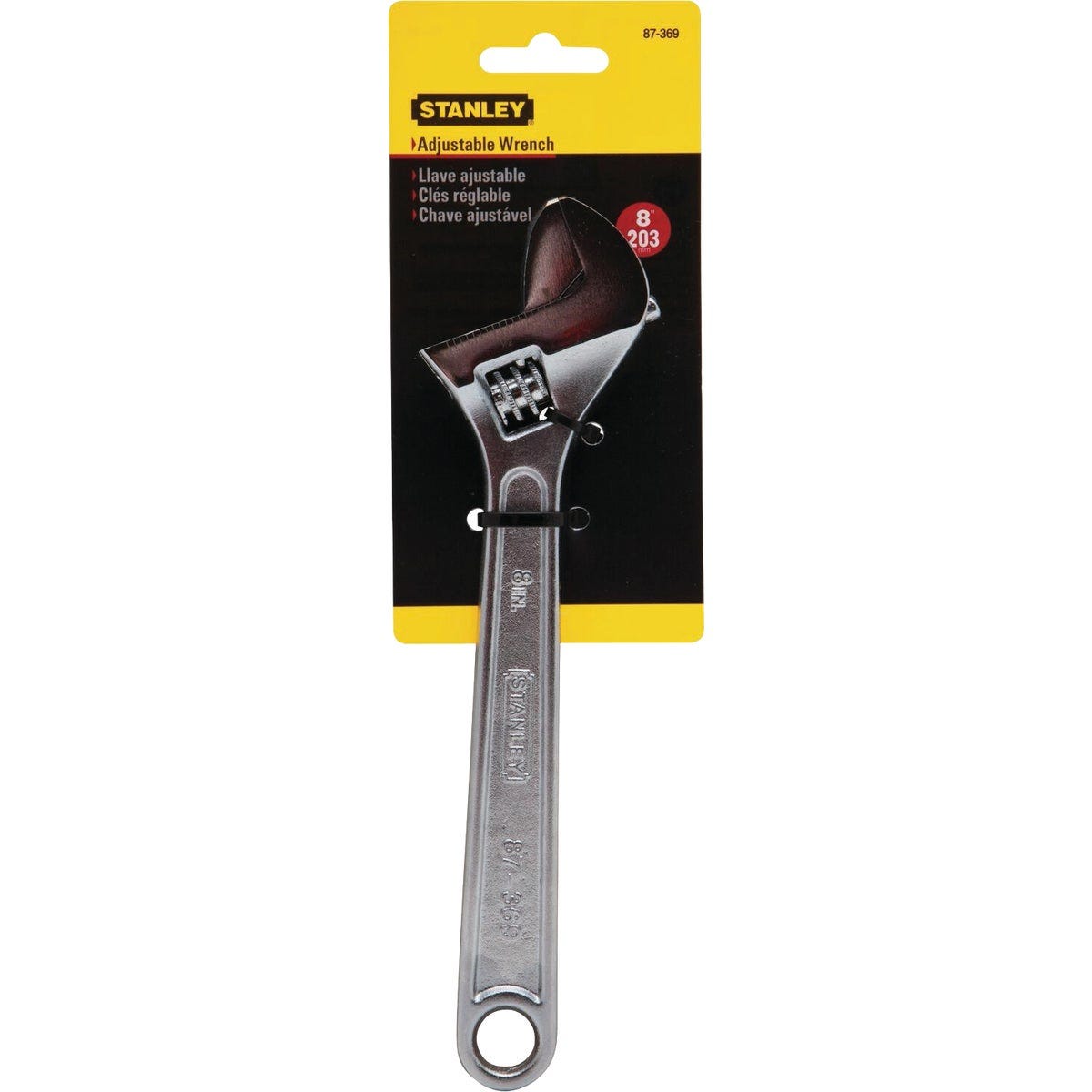 Stanley 8 In. Adjustable Wrench - photo 2
