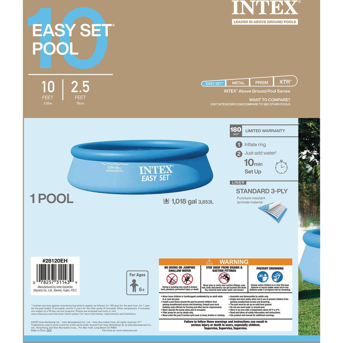 Intex Easy Set 10 Ft. x 30 In. Inflatable Pool - photo 3