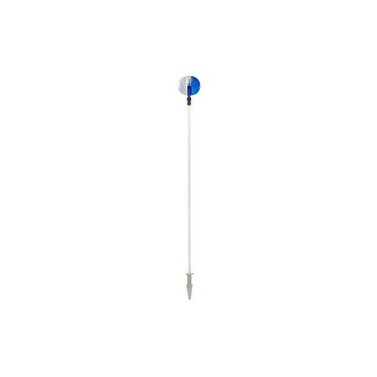 NuVue 46 to 72 In. Blue/White Telescopic Driveway Marker NuVue 46 to 72 In. Blue/White Telescopic Driveway Marker