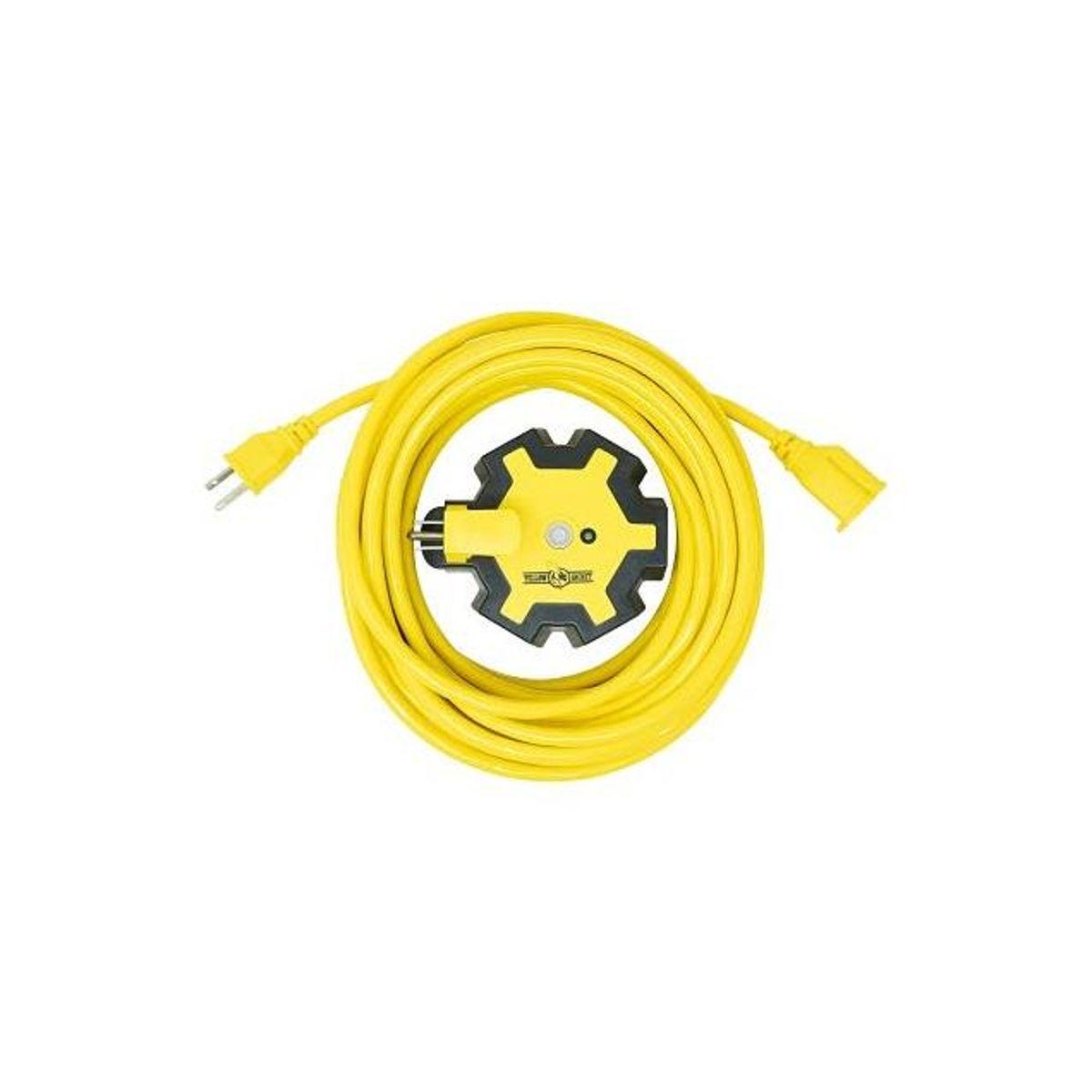 Southwire 30 Ft. Extension Cord with 5-Outlet Adapter Yellow Jacket ...