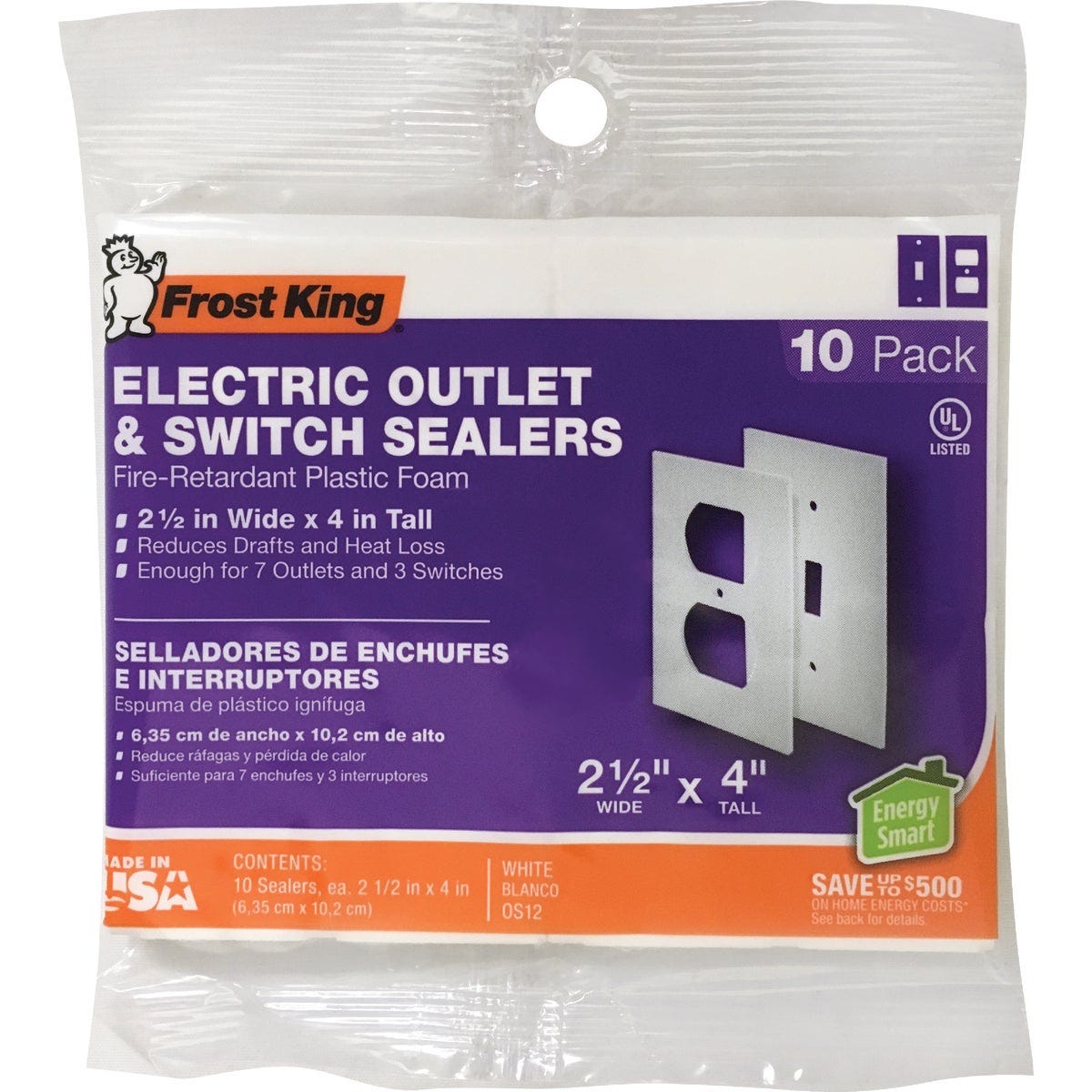 Frost King Switch & Wall Plate Insulator Frost King Switch & Wall Plate Insulator