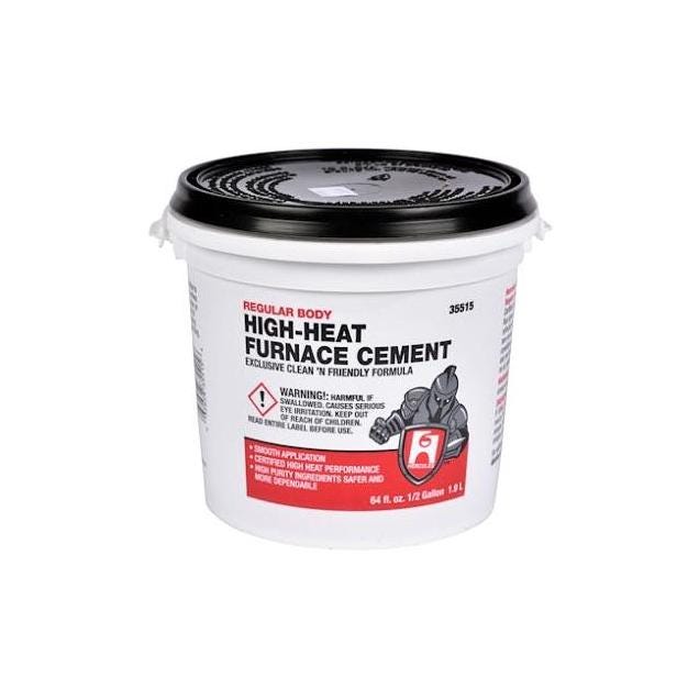 Oatey Hercules 1/2 Gal. White Furnace & Stove Pipe Cement Oatey Hercules 1/2 Gal. White Furnace & Stove Pipe Cement