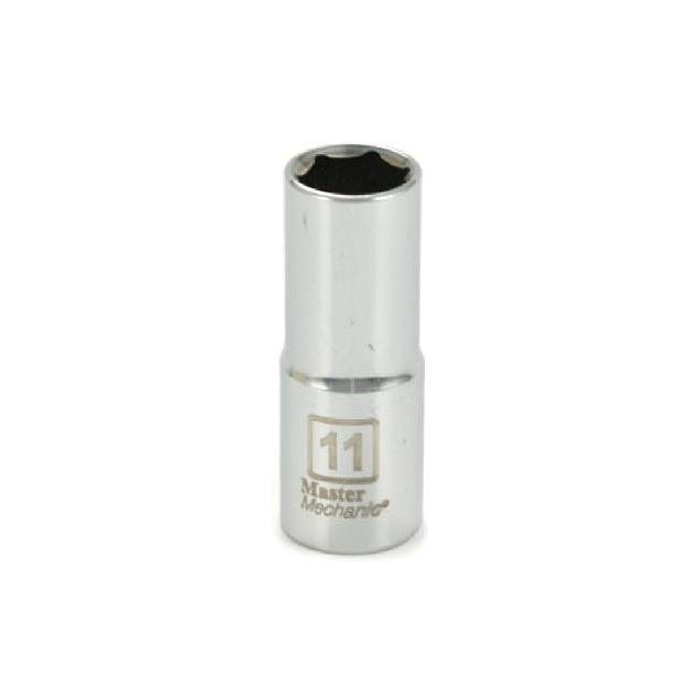 Master Mechanic 3/8 In. Drive 11mm 6-Point Socket Master Mechanic 3/8 In. Drive 11mm 6-Point Socket