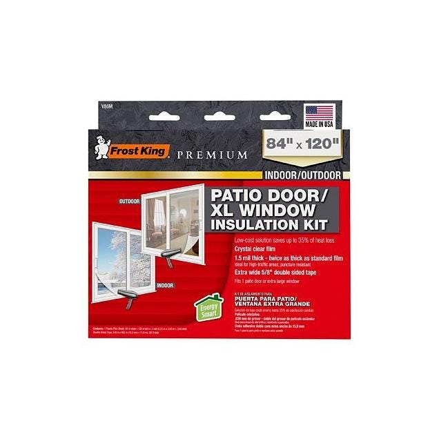 Frost King 84 In. x 120 In. Heavy-Duty Patio Door Insulation Kit Frost King 84 In. x 120 In. Heavy-Duty Patio Door Insulation Kit