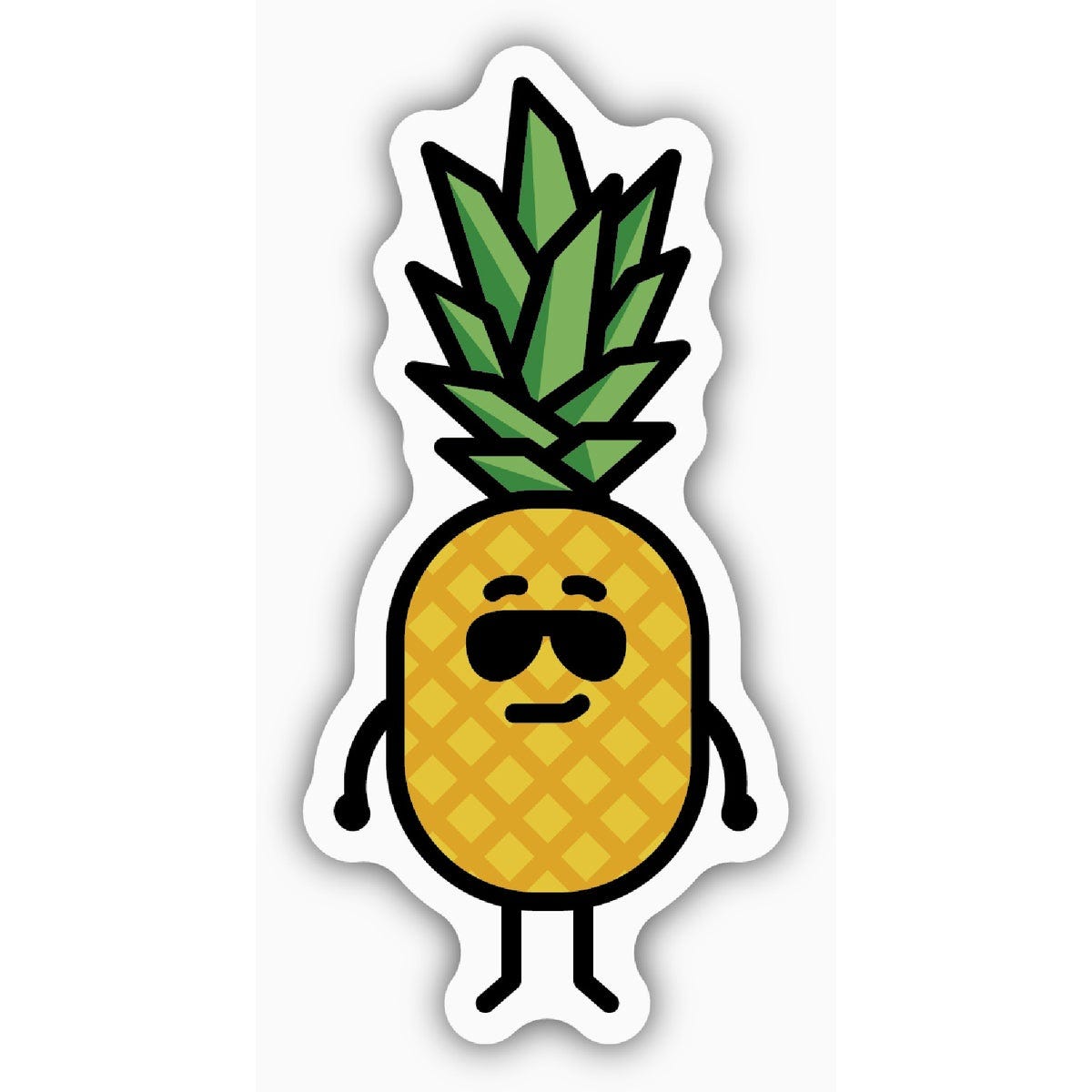 Stickers Northwest Pineapple Sunglasses Large Sticker Stickers Northwest Pineapple Sunglasses Large Sticker